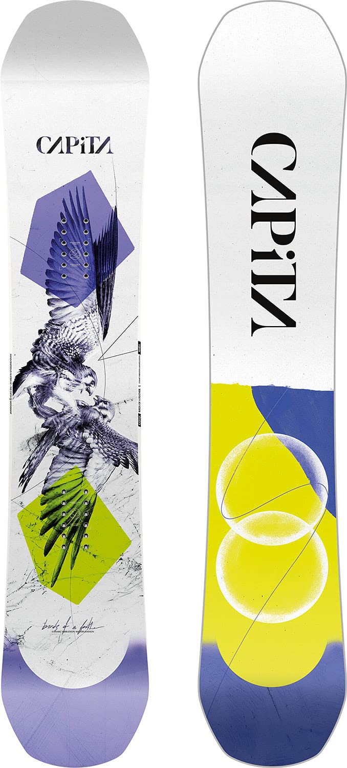 2022 Capita Birds of A Feather Womens 140cm Snowboard, Freestyle 