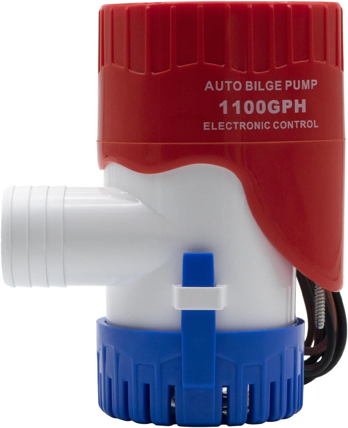 1100GPH 12V Automatic Bilge Pump - High-Volume Marine Pump for Fishing Boats & Yachts, Auto Shut-Off, Compact DesignIdeal for Boat Owners and Mariners