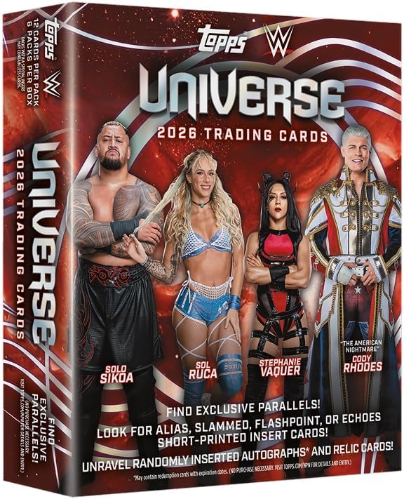 Gift Idea: 2026 Topps Universe WWE - Factory Sealed - Mega Box