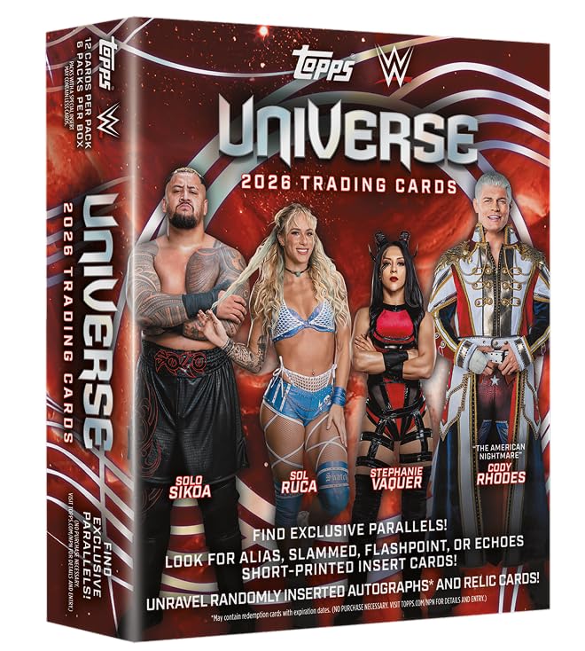 2026 Topps Universe WWE - Factory Sealed - Mega Box