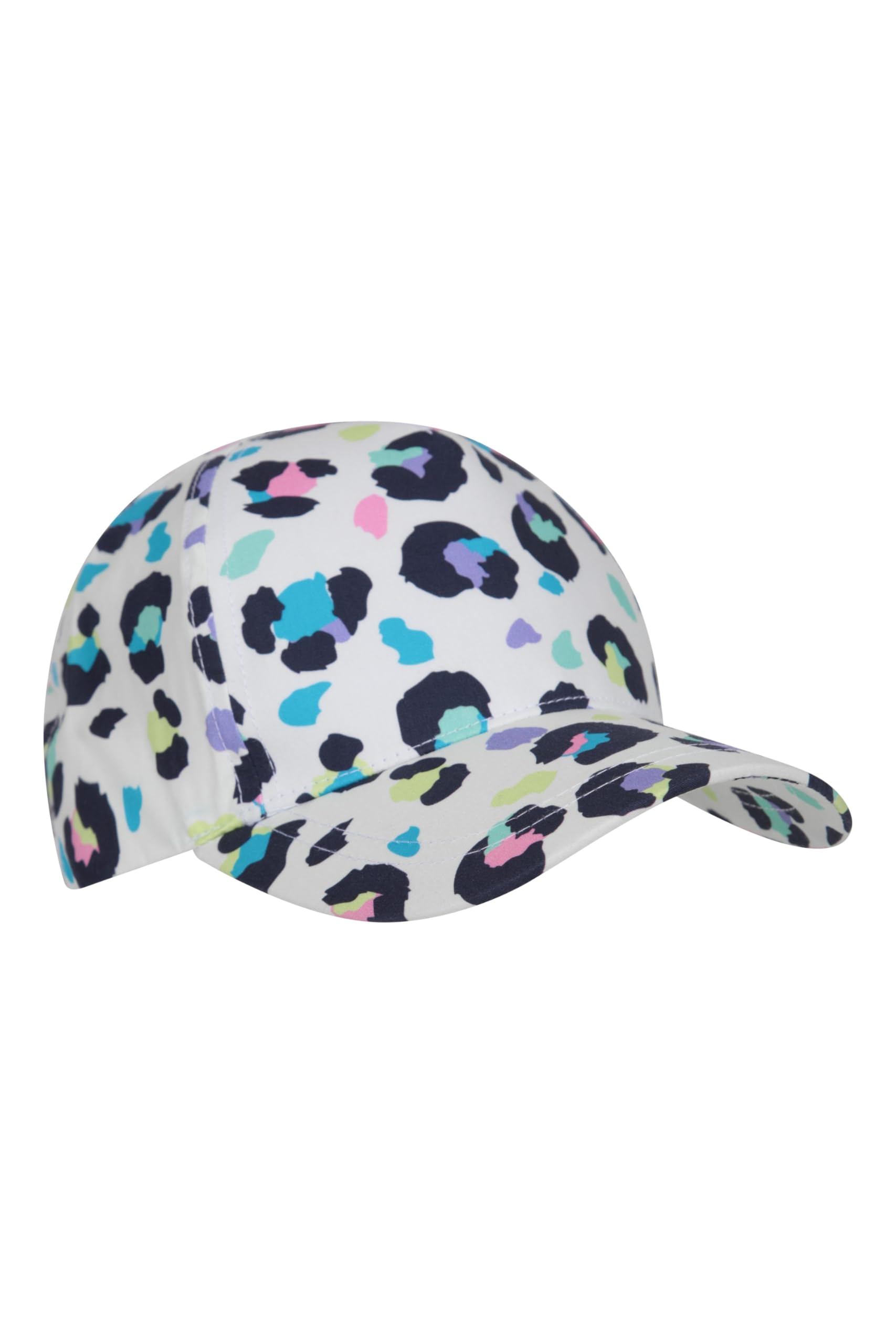 Mountain Warehouse Leopard Print Kids Baseball Cap White M