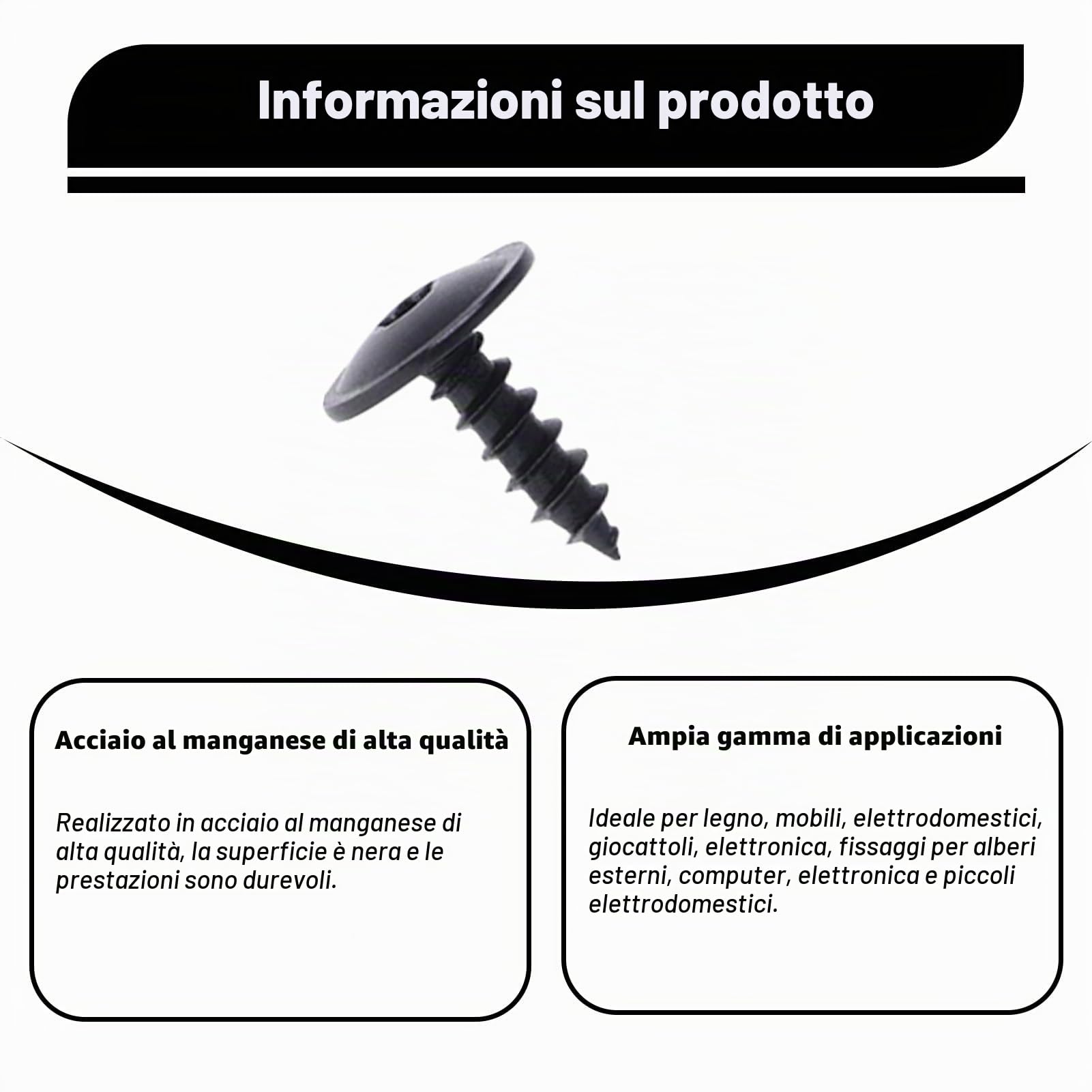 Viti Autofilettanti per Lamiera Acciaio Inox con Guarnizione e Rondella Esagonale 5,5–6 x 19 mm Nero, Viti Carrozzeria Auto per Metallo Plastica Lamiera Riparazione 30 Pezzi