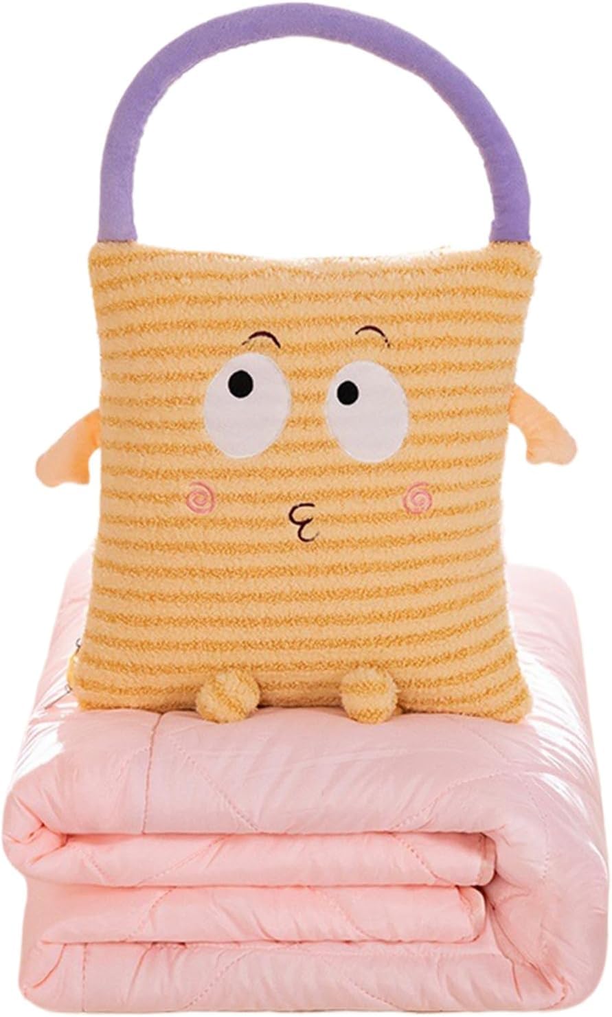VIVITO 2-in-1 Soft Plush Pillow Blanket | Convertible Cushion Quilt for Home, Office, Travel & Sofa Use | Warm, Washable & Space-Saving Handheld Pillow Blanket | Cozy Fleece | (AnyColor, Pack of 2)-image-17