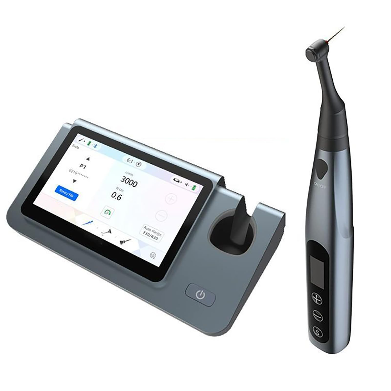 GOURIXIN Elektrisches Endodontie-Gerät, integrierter Längenmessung Apex-Lokalisator, Multifunktionssystem 5-in-1, mit großem Farb-LCD-Touchscreen, für die Wurzelkanalbehandlung