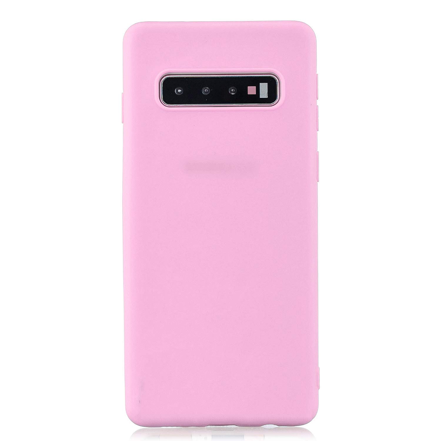 cuzz - Carcasa para Samsung Galaxy S10 Plus+(1 Protector de Pantalla de Cristal Templado) Color sólido Premium Flexible de Silicona TPU y Funda Delgada y Antideslizante, Color Negro — view 26