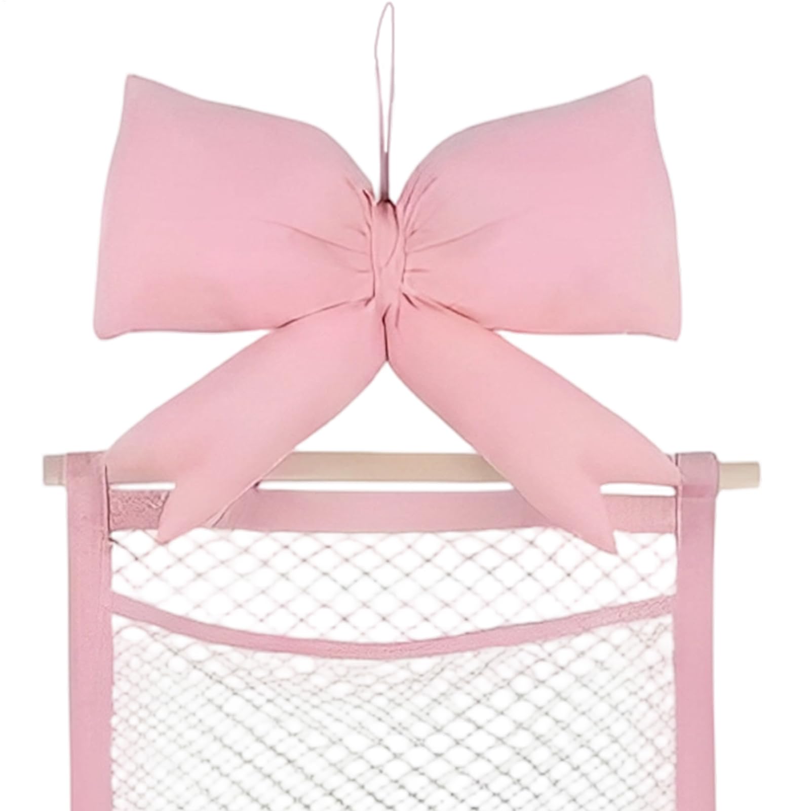 Generico Organizer für Haarspangen, mit Haken zur Wandmontage, Rose, Gummibänder und Clips, für Damen, Haarnadelband, Wohnzimmer, Haus, Wohnheim