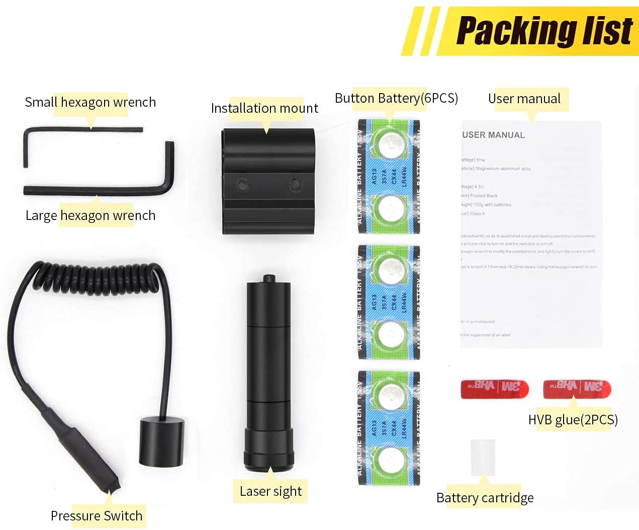 Laser Beam Sight for SplatRball SRB1200 and SplatRball SRB400SUB Water