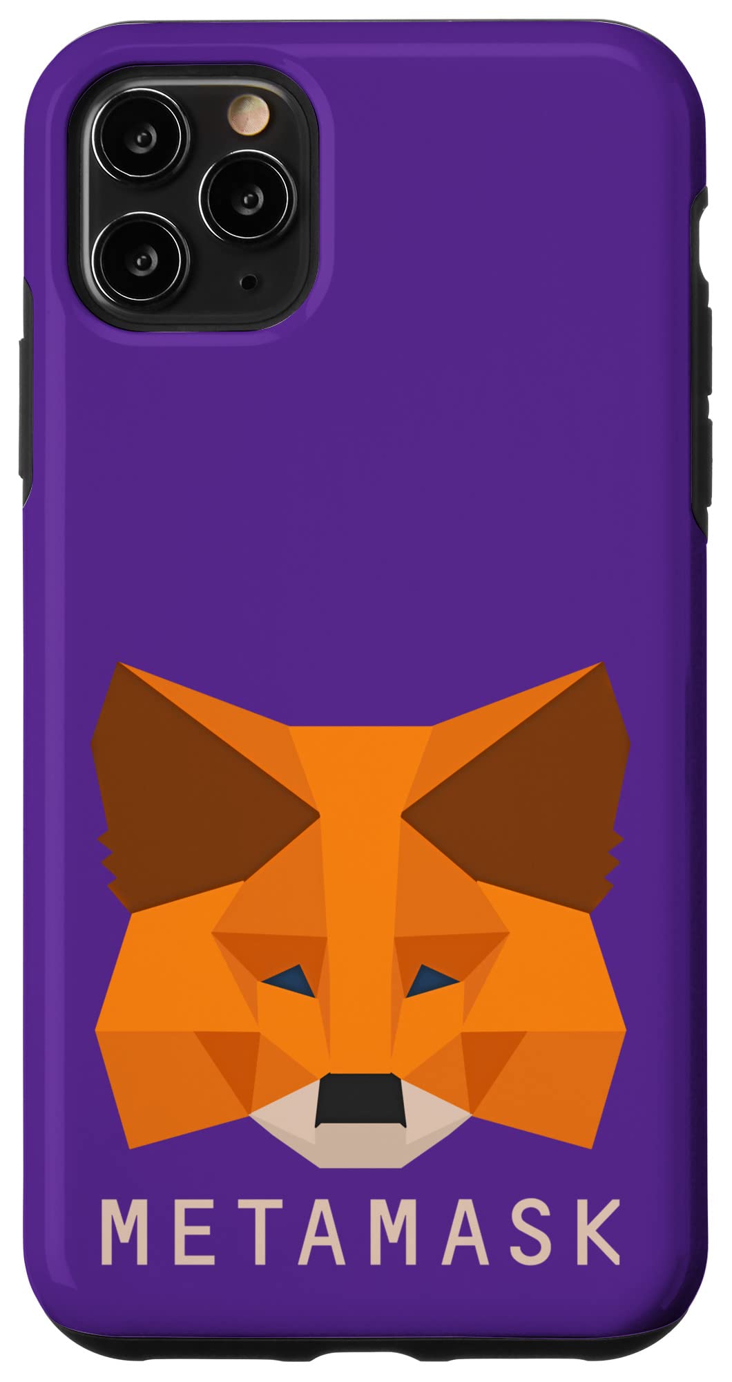 iPhone 11 Pro Max MetaMask Fox - Secure Defi Crypto and NFT Wallet Software Case