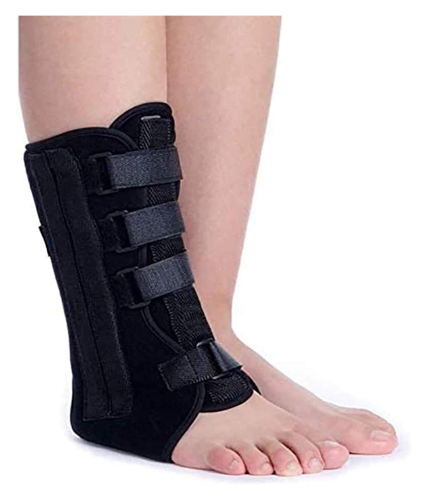 Ortesis ajustable para pie caído, vendaje para articulación del tobillo, alivio del dolor, varillas estabilizadoras para fascitis plantar, corrector ortopédico que ayuda a mejorar el equilibrio y