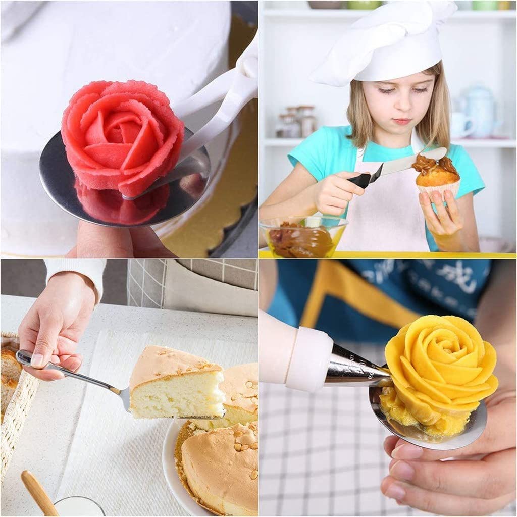 Kit de 420 Piezas para Decorar Pasteles Reposteria: espátulas, Utensilios de repostería, Accesorios para Decorar Pasteles, Manga pastelera para Fondant y boquillas.