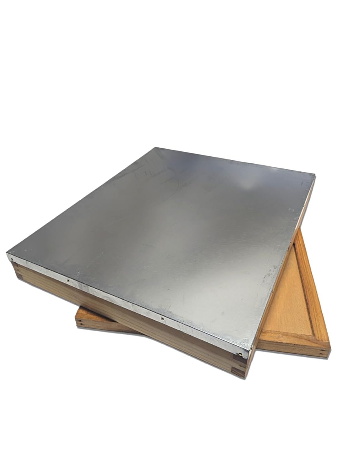 Lappe's Bee Supply - High-Quality 5, 8, 10 Frame Wax Dipped Telescoping Lid and Inner Cover Combo, Fully Assembled Beekeeping Equipment for Hive Protection (8 Frame)