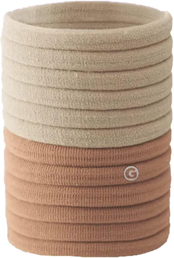 GIMME Bands Extra Fine Hair Ties | No Break Microfiber Fine Hair Elastics | A Firm Yet Gentle All Day Hold with No Snagging, Dents, or Breakage | Blondie