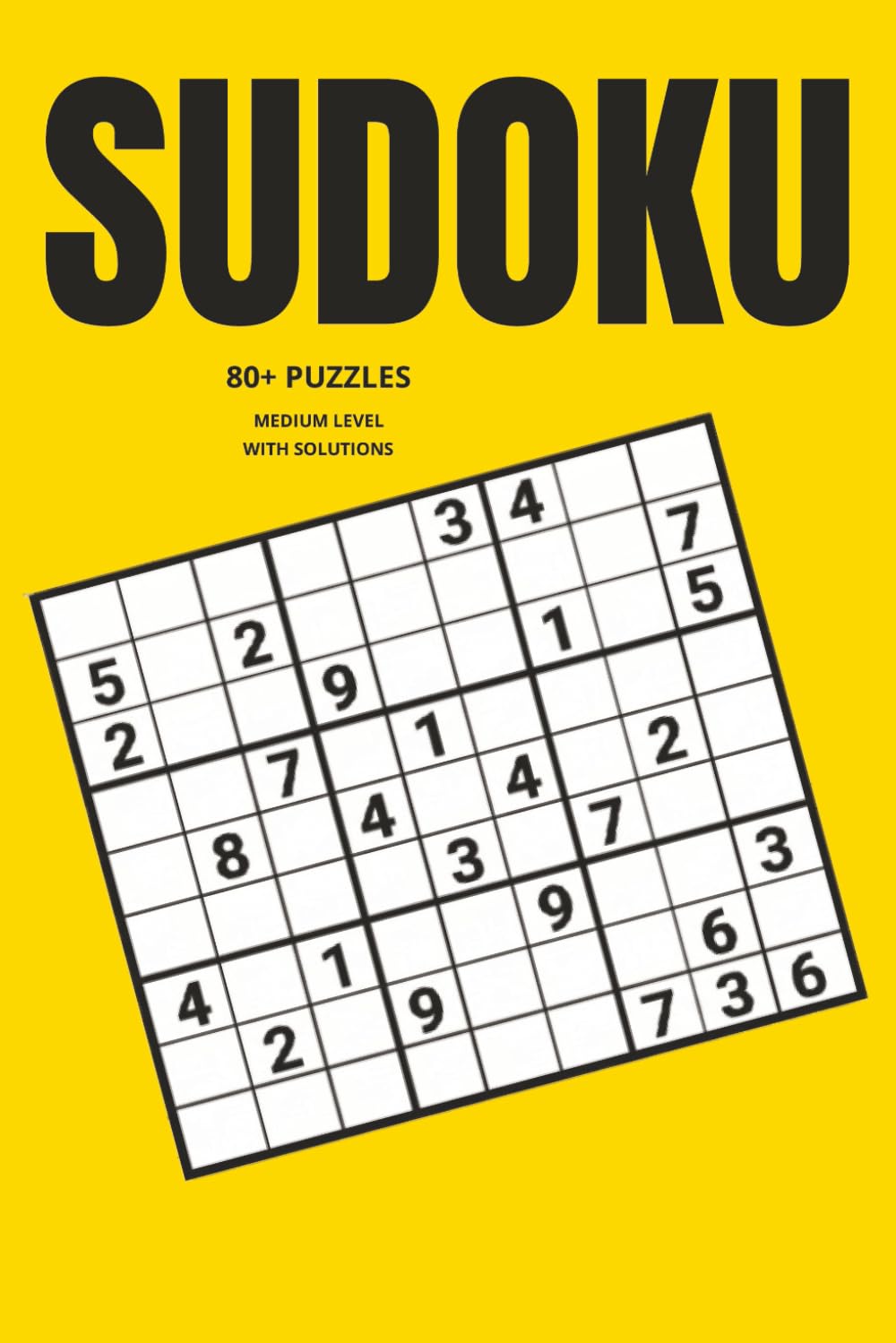 Sudoku Puzzle Book: Medium Level - 80+ Puzzles with Solutions for Brain Training