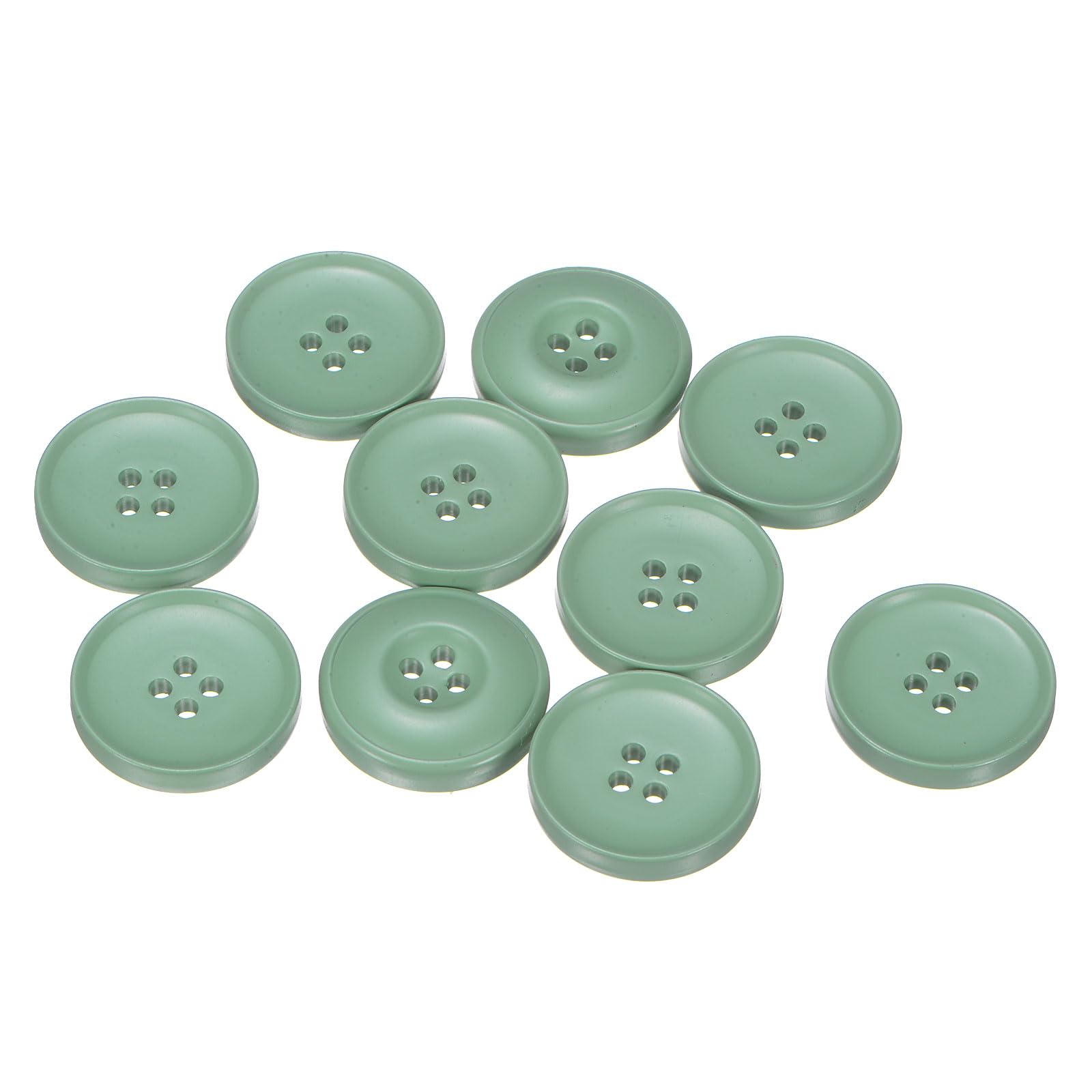 QUARKZMAN 50Pcs Boutons De Couture 18L 15/32"(11.5mm) En Résine, Ronds Plats à 4 Trous Pour La Couture, Les Vêtements Et Les Projets DIY, Bleu Foncé