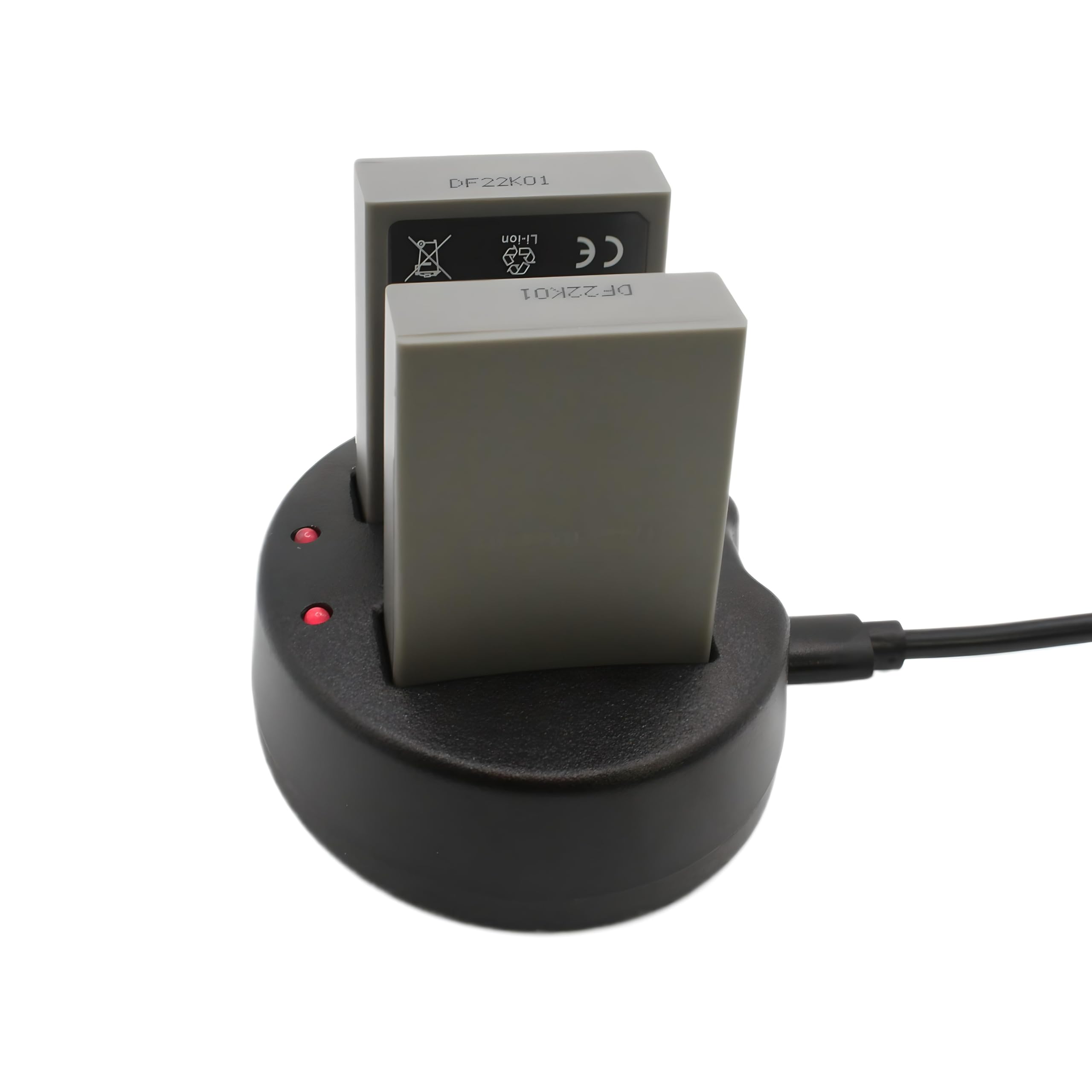 2 Batterie Dot.Foto BLS-5/BLS-50 Per Olympus - 7.2V, 1150mAh, Ricaricabili, Per E-M10, E-M5, OM-5