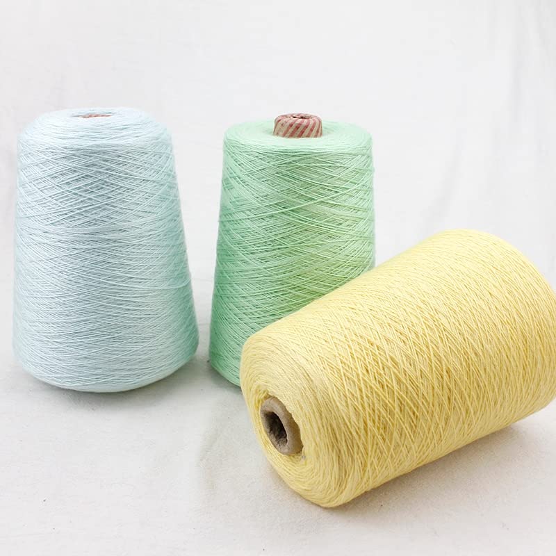 500 g Cono di Filato di Lana di Cashmere all'Uncinetto Peso colorato Ottimo per Indumenti per Bambini Sciarpe