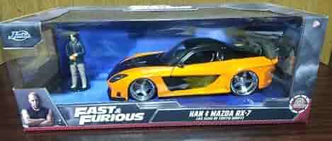 【新品未開封】ワイルドスピード マツダRX7 1/24 ハンのフィギュア付き 楽天市場】ワイルドスピードミニカー 1/24 JadaTOYS☆ハンの