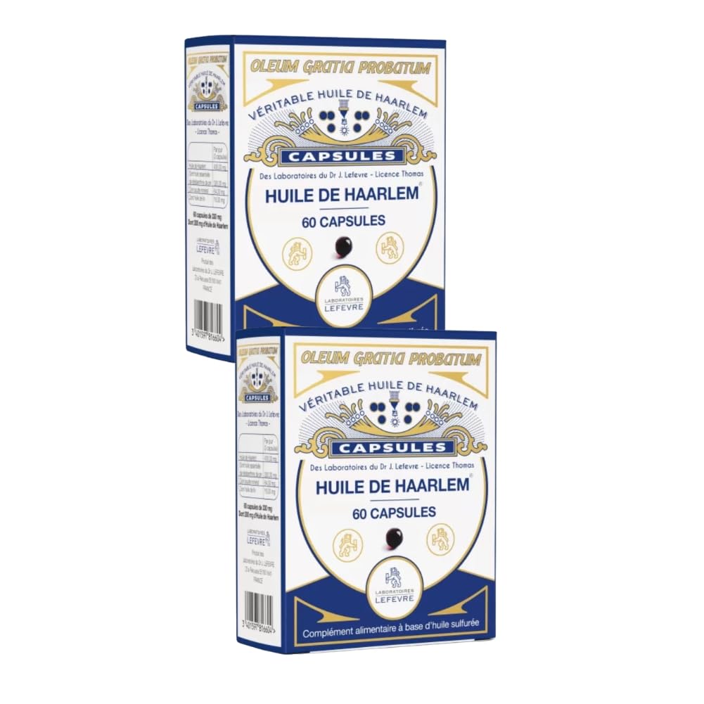 Véritable Huile de Haarlem, lot de 2 x 60 capsules originales (2)