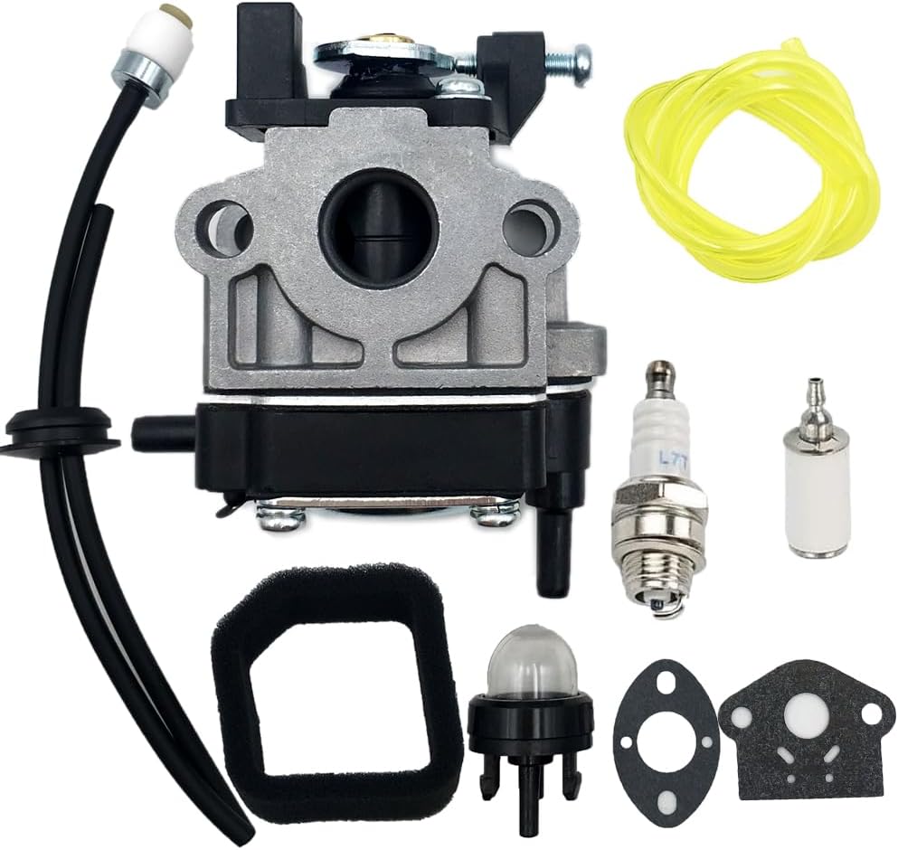 Carburetor kit Compatible with Black Max Ryobi BM25TEC Trimmer BM254BV SC254BV Blower