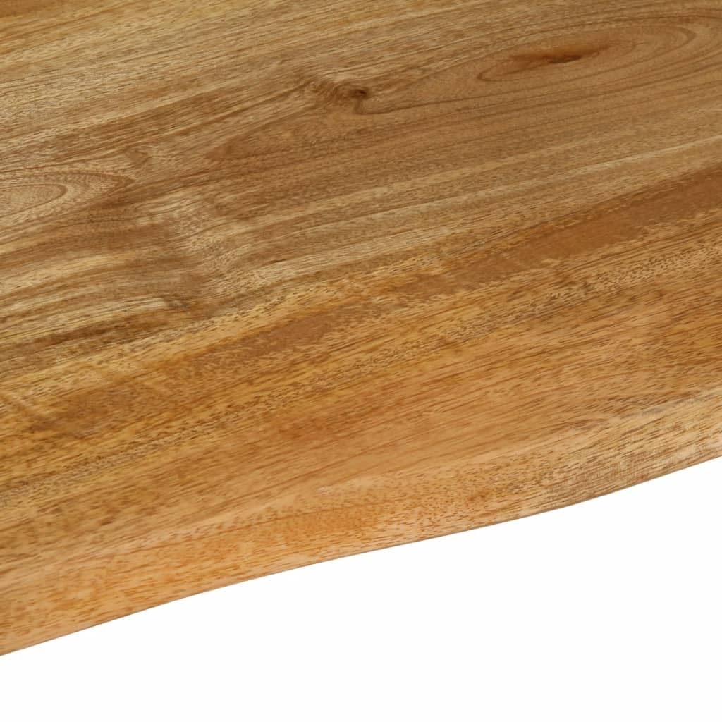 vidaXL Dessus de Table à Bord Vivant 70x60x3,8 cm Bois Massif manguier, Dessus de Table en Bois, Dessus de Table d'appoint, Dessus de Table à Bord Vif