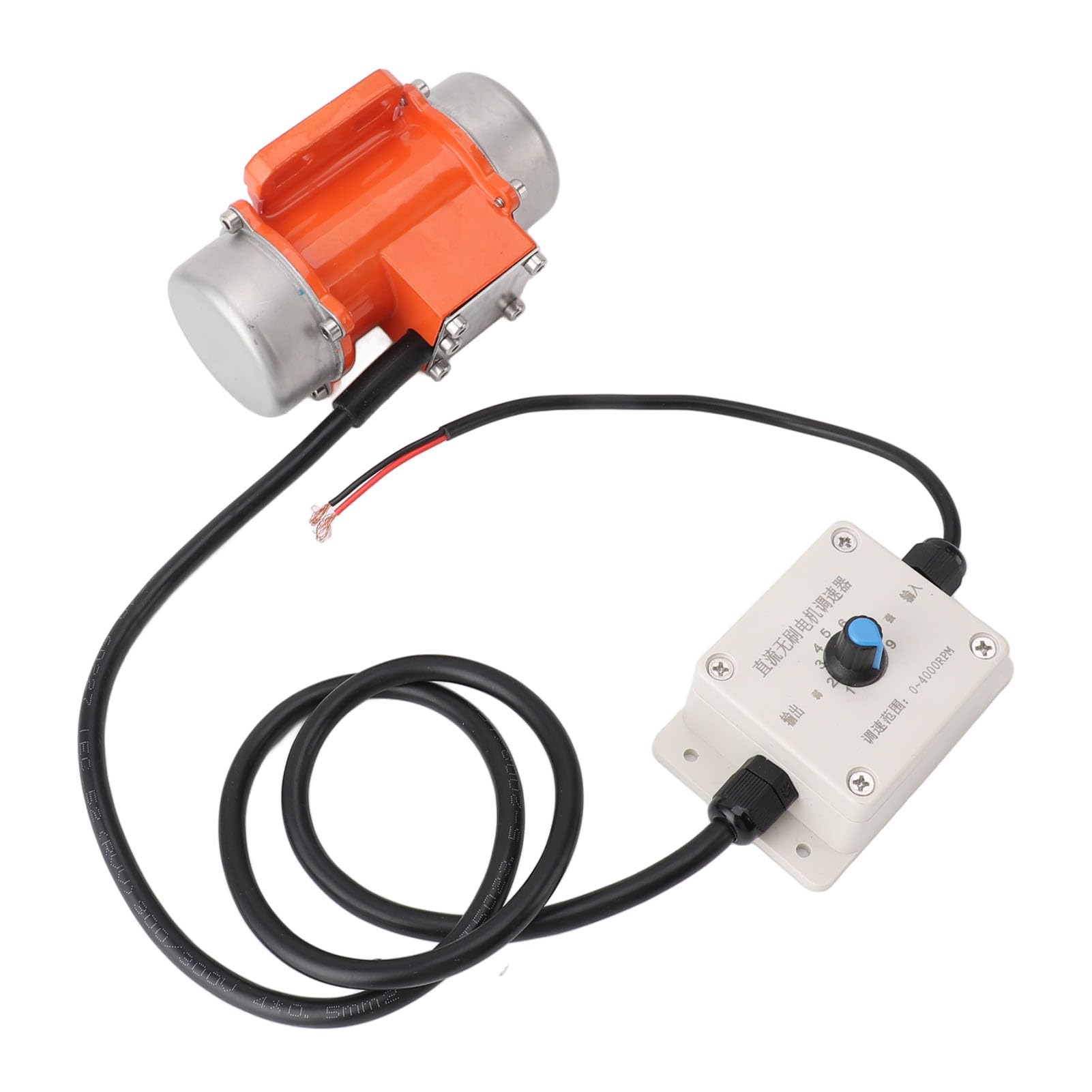Betontrillingsmotor, Aluminium DC 24V Borstelloze, Stille, Efficiënte Betonvibratormotor met Snelheidsregelaar voor Elektriciteit (40W Betontrillingsmotor, Aluminium DC 24V Borstelloze, Stille, Efficiënte Betonvibratormotor met Snelheidsregelaar voor Elektriciteit (40W