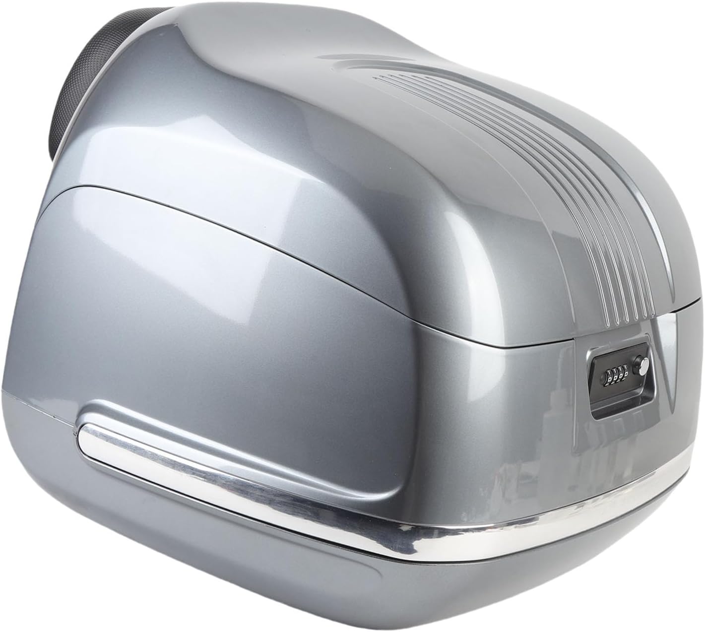 Yinhing Rear Box 35L Capacity Stylish Rain Proof Tail Storage Carrier Case for for Cycling Adventures and Functional Red Design (Metal Gray)