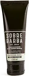 Condicionador Para Barba Branca - Especial Noel 120Ml, Sobrebarba, Marrom