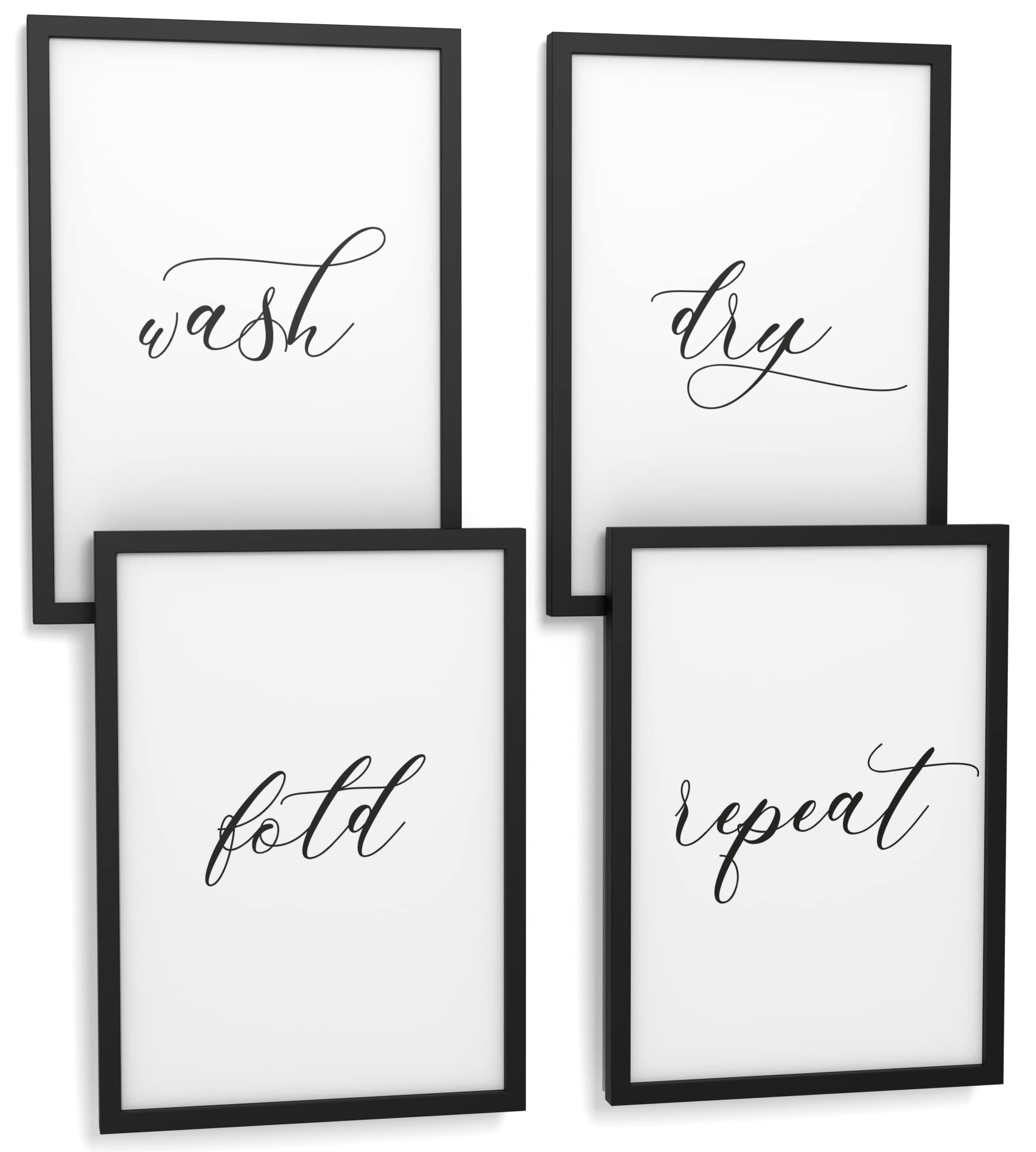Stampa artistica da parete con citazioni positive ispiratrici, su tela, da appendere per soggiorno, camera da letto, ufficio, bagno (30 x 40 cm