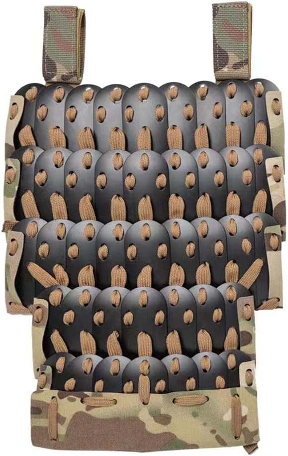 Samurai Tactical Armor, Tactical Gear Non-slip Shoulder Armors Protector (without Vest)