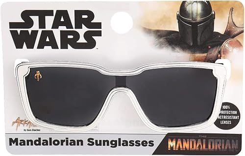 Miniatura 2 de ARKAID Mandalorian Sunglasses for Kids Dress Up Fan Accessory UV 400 One Size Fits Most Kids