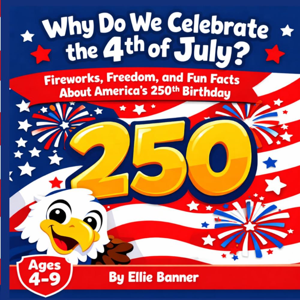 Why Do We Celebrate the 4th of July?: Fireworks, Freedom, and Fun Facts About America's 250th Birthday (A Curious Kids' Guide, Ages 6-9)