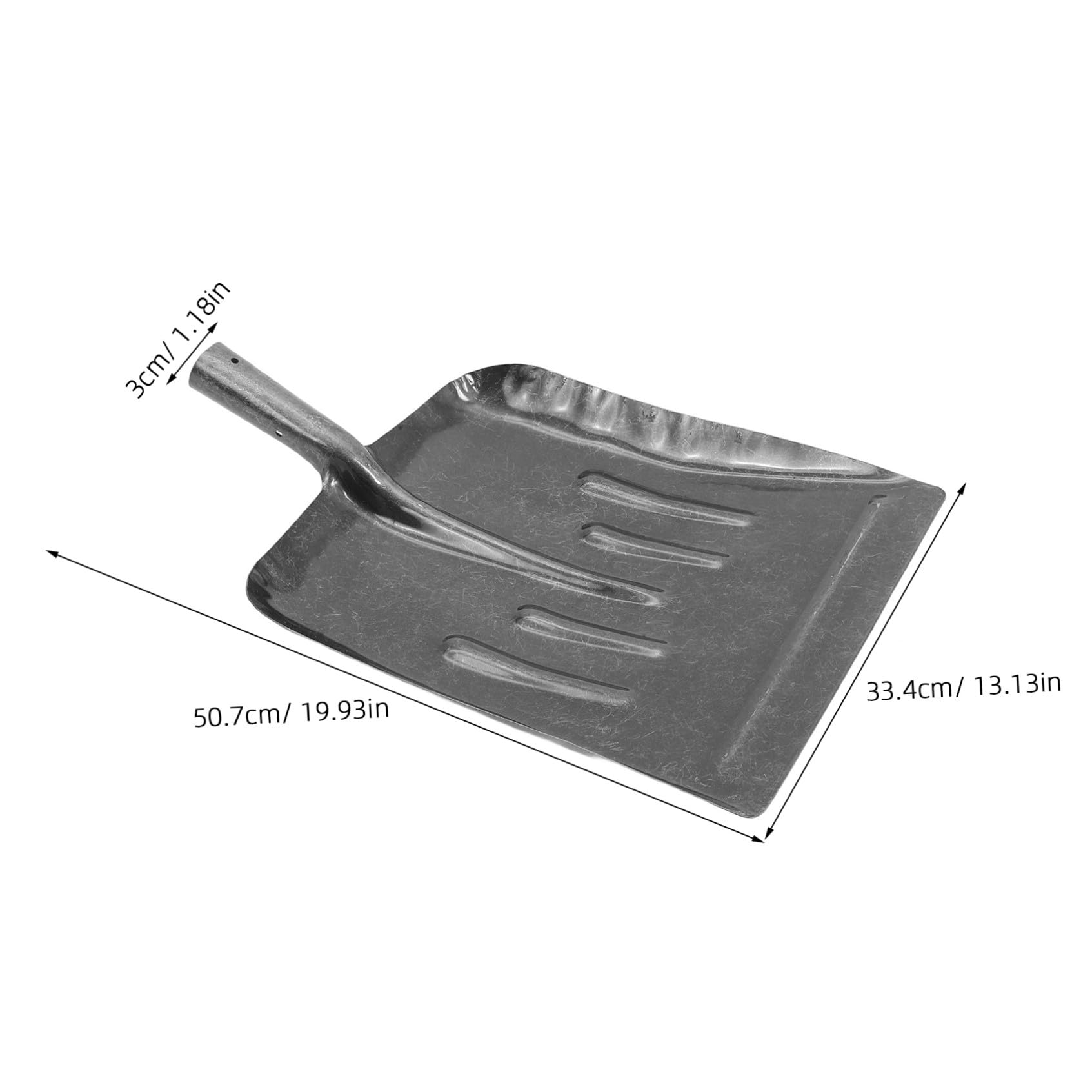 Mipcase Pala Tamizadora Pala de Mano de Jardín para Gallineros y Huertos de Acero al Manganeso Superficie Antideslizante y Mango Ergonómico