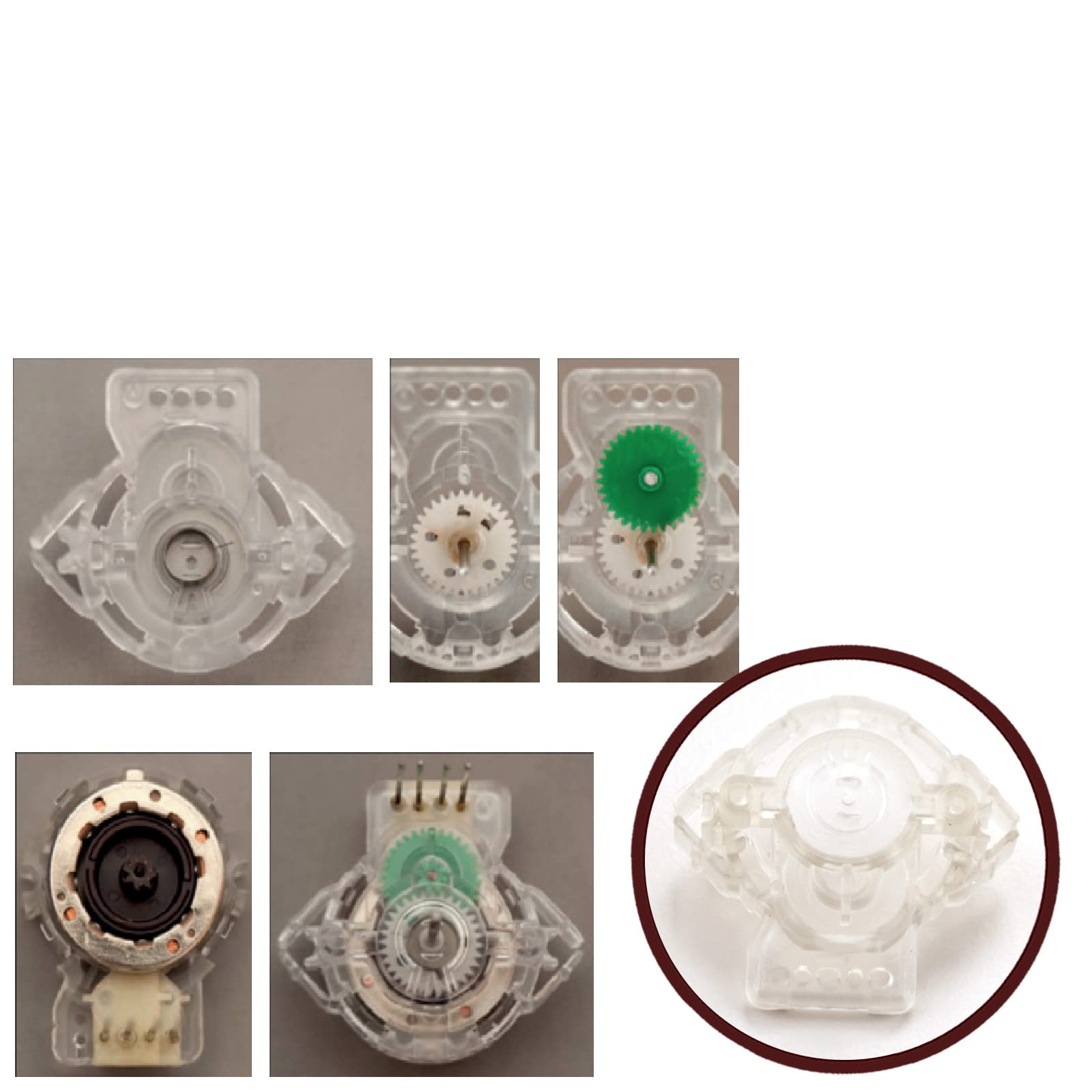 ESC EDP1175 Tablero Motor paso a paso Instrumento Tacho Tacómetro Cluster Tapa de cubierta Compatible con Mag.neti Ma.relli Jae.ger
