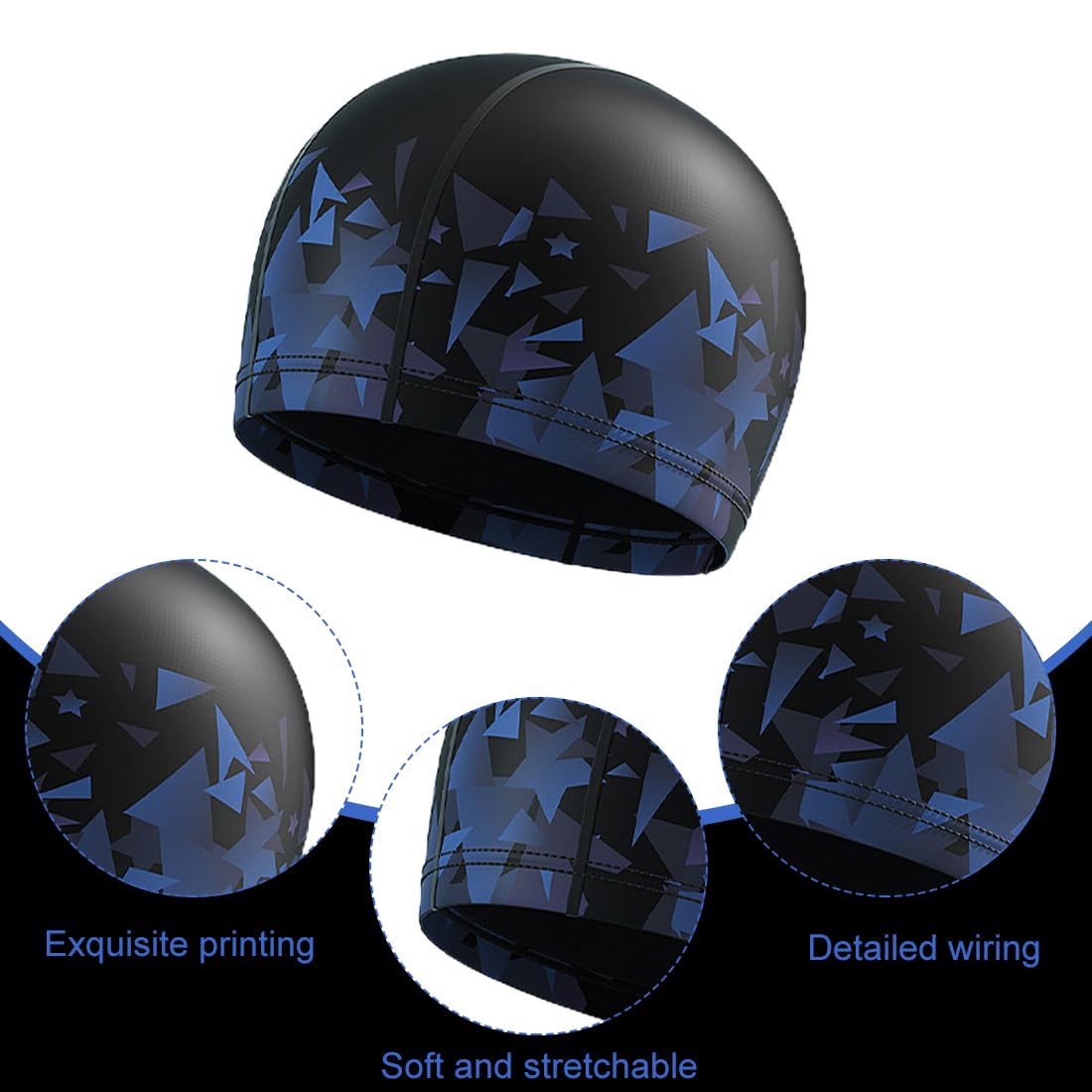 2 Cuffie Da Nuoto In Tessuto - Impermeabili, Comode E Anti-Caduta Per Adulti - Foto 10