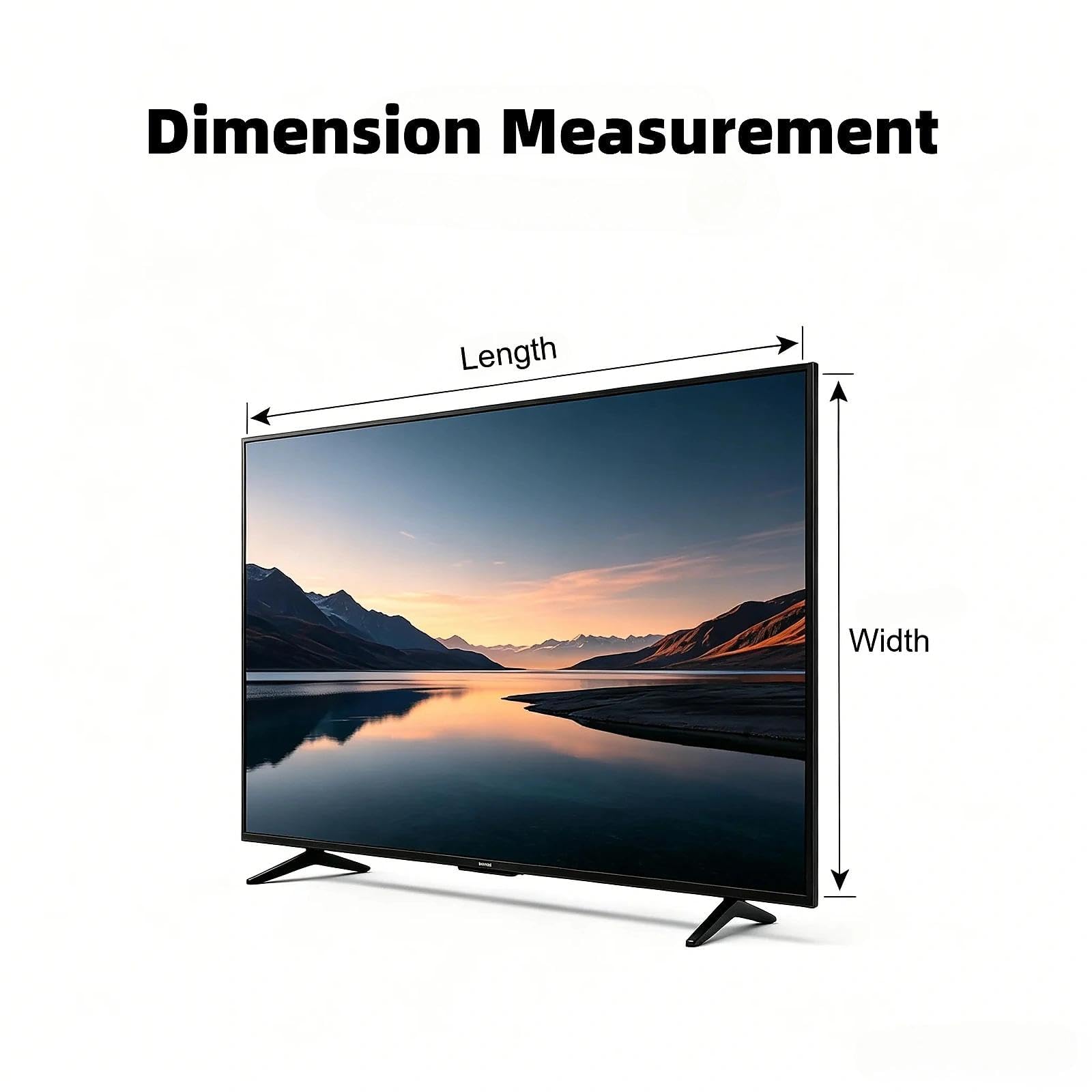 Ochraniacze ekranu telewizora, antyniebieskie światło i antyodblaskowa, folia ochronna na monitor, odporna na zarysowania, matowa folia ochronna na ekran LCD/LED, do użytku wewnątrz i na zewnątrz, 122