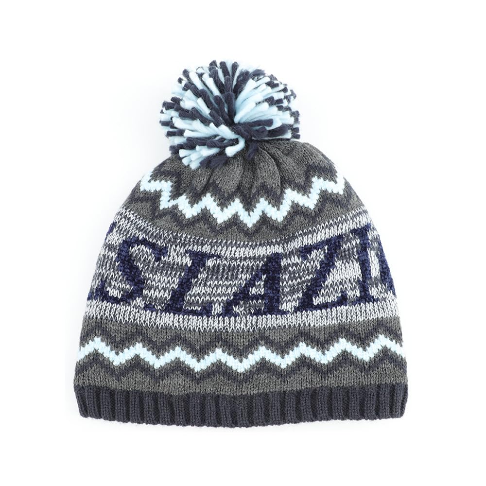 SS LAZIO 173630 Jacquard Ponpon Hat 60% PC 40% PL Official Product