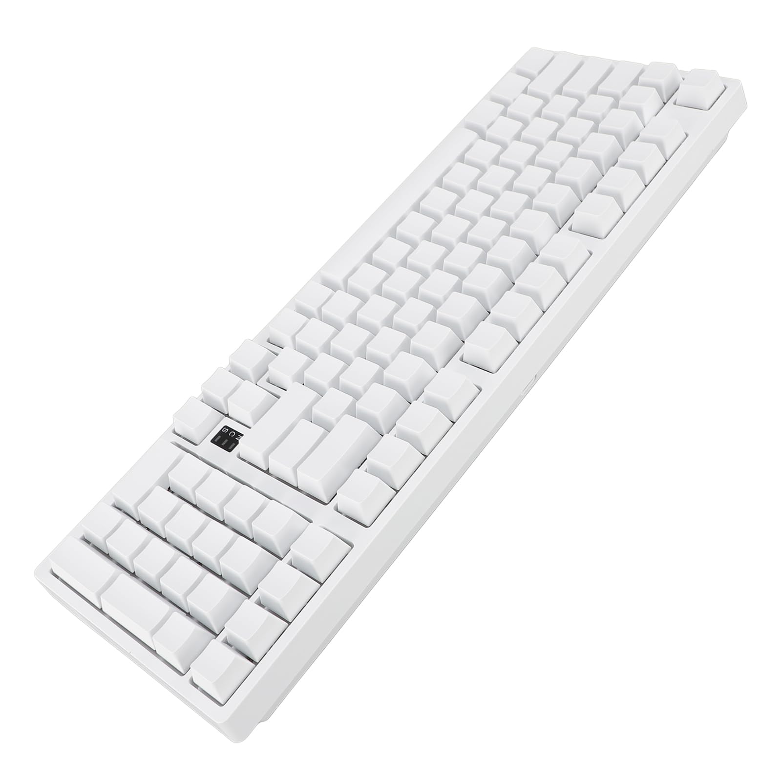 Tastiera da Gioco Meccanica Wireless con Luci RGB per Appassionati Portatile 98 Tasti Bianca Tipo C
