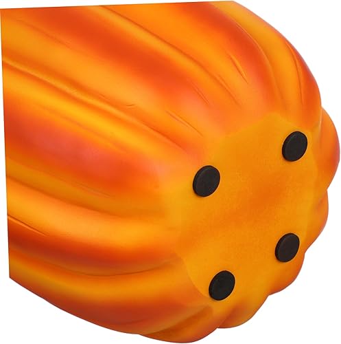 Miniatura 2 de HOMSFOU Calabaza artificial de resina de calabaza artificial de Acción de Gracias, calabaza falsa, naranja, centros de mesa rústicos, accesorios de