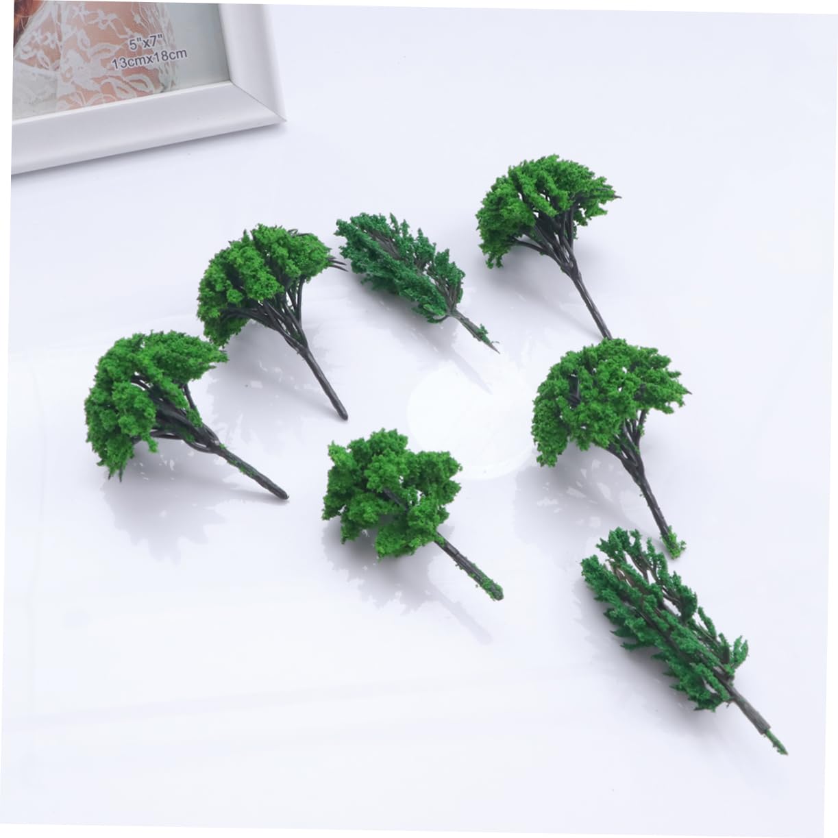 MAGICLULU 100piezas Árbol Modelo de Paisaje Árboles Modelo Artificiales Plantas Falsas Decorativas Árboles para Maquetas de Modelismo para Paisajes de Parque y Escenarios de Interior