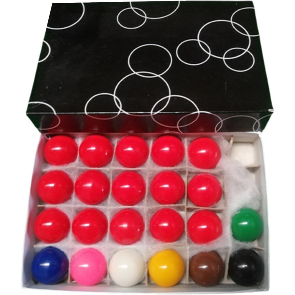 Fituenly Snooker Set 22 Ball, Resin Pool Balls Kids Billiard Balls Set Mini Snooker Balls Children Pool Balls Toy 38mm