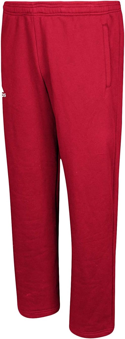 adidas red popper trousers