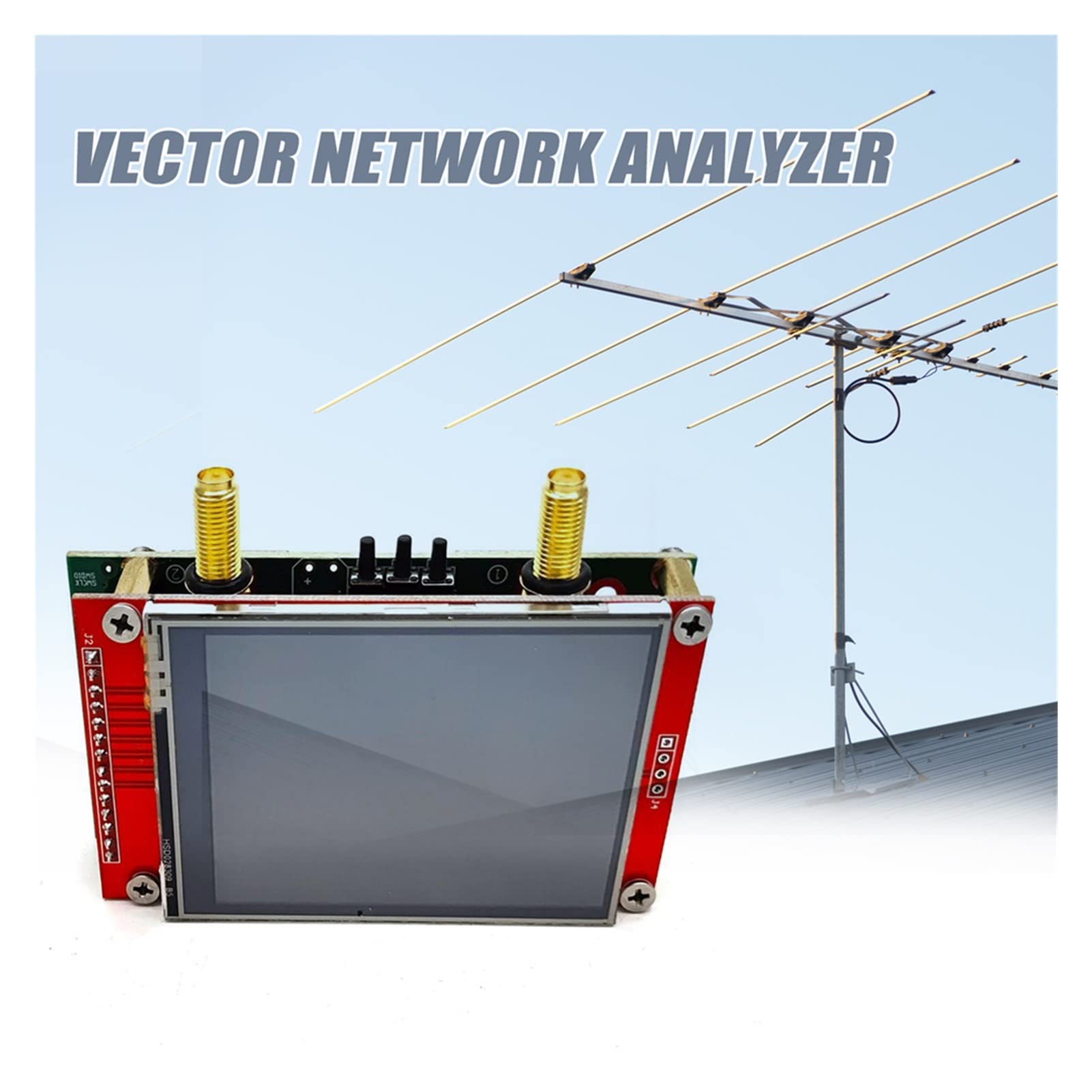 Spektrumanalysator, 3G -Vektor -Netzwerkanalysator S-A-A-2 VNA V2 Antennenanalysator Shortwave HF VHF UHF Vektor Messung der Parameter, Spannungswellenverhältnis