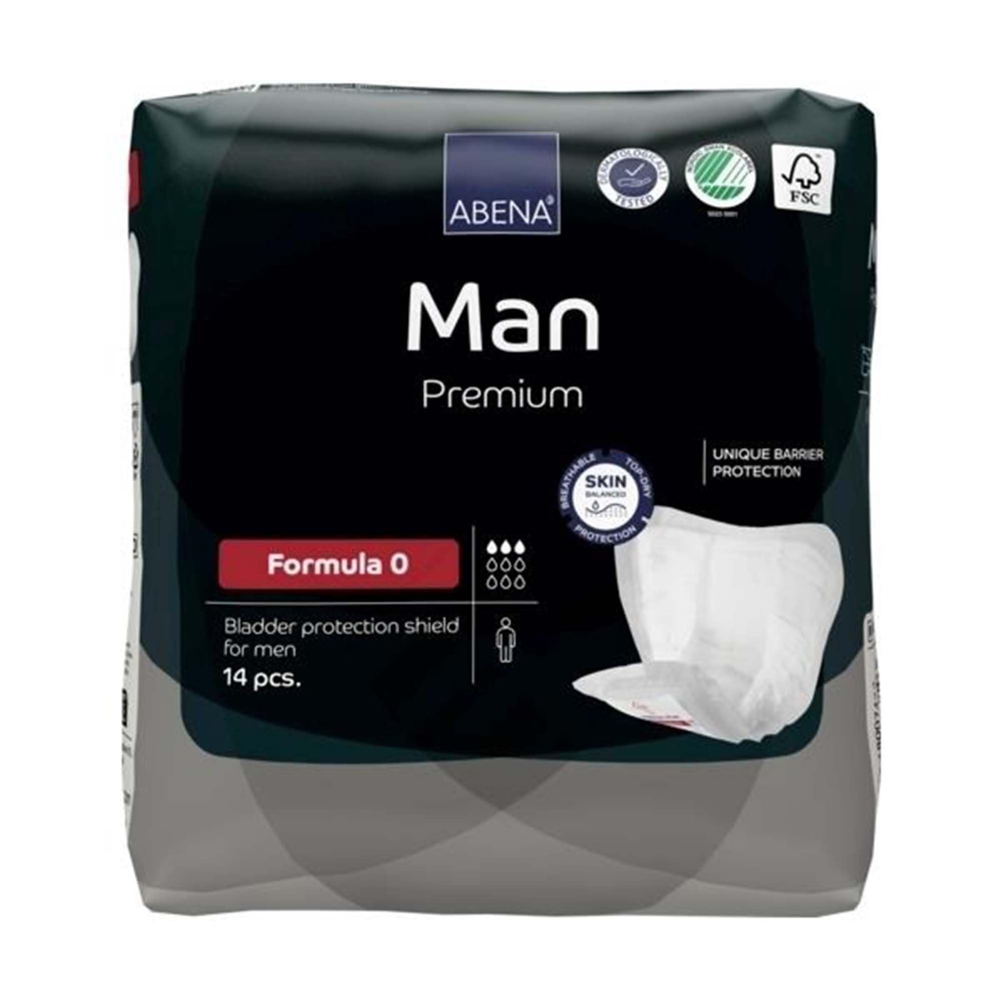 Abena Man Formula 0, Premium - Inkontinenz-Einlagen für Männer bei Blasenschwäche und Harndrang