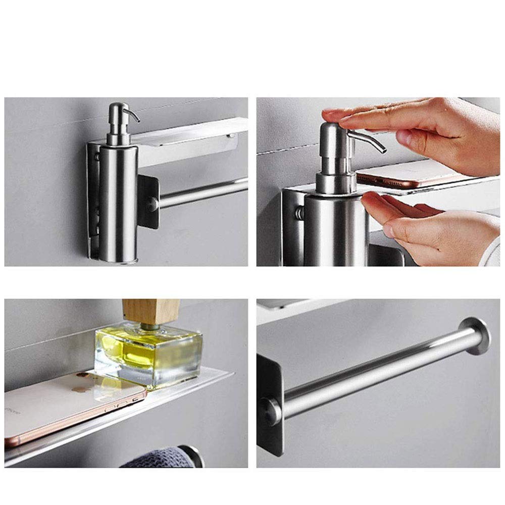 Soap Dispenser - Bottiglie sapone 'erogatore di plastica trasparente controsoffitto Foaming pompa dispenser for container for il liquido Shampoo Lozione Body Wash