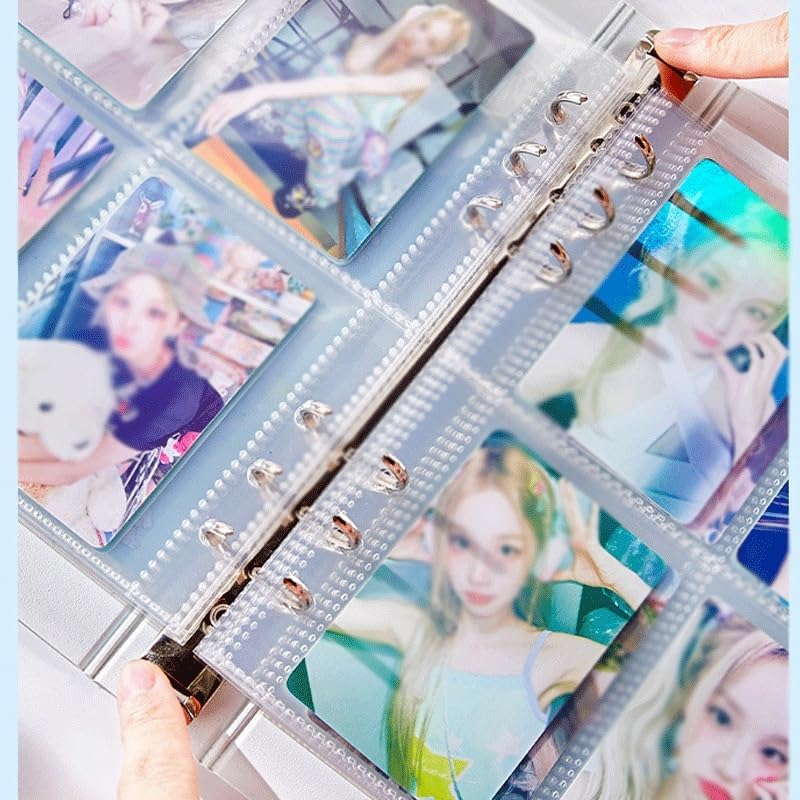 Fresh Gentle Card Album Hollow Page Book for Storing Girls' Small Cards Photos