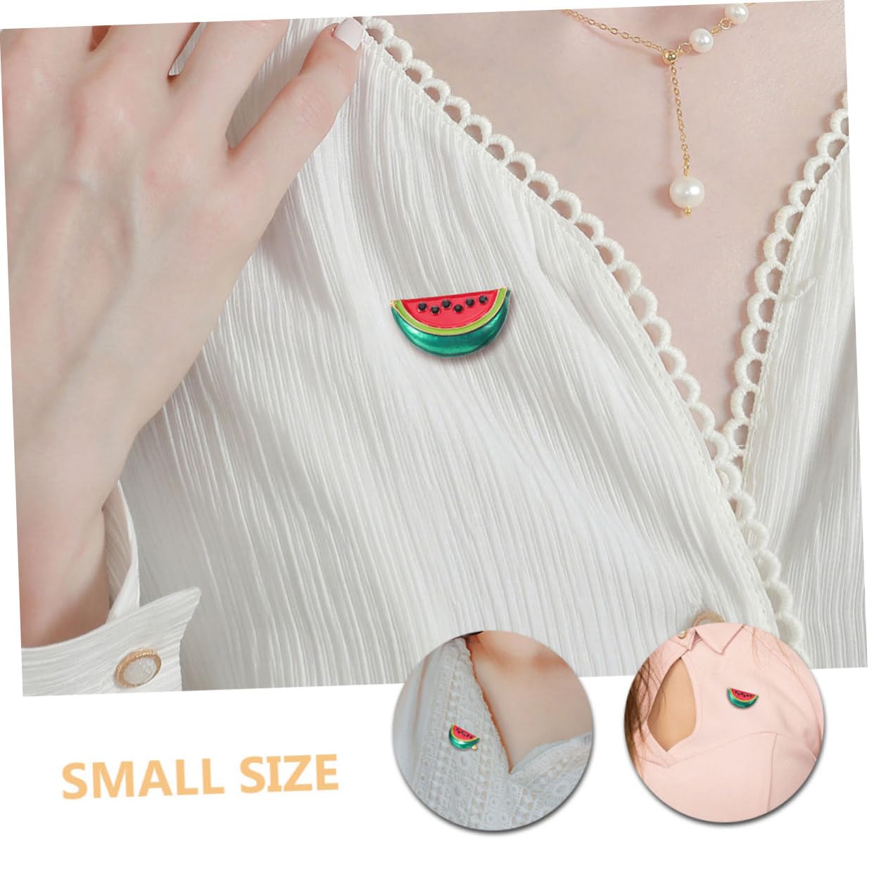 STOBAZA 5 Sätze Teiliges Wassermelonen Broschen Anstecker Kreative Stilvolle Anstecknadeln Für Kleidung Pullover Schals Und Kleider Niedliche Retro Broschen Für Besondere 8 Stück * 5