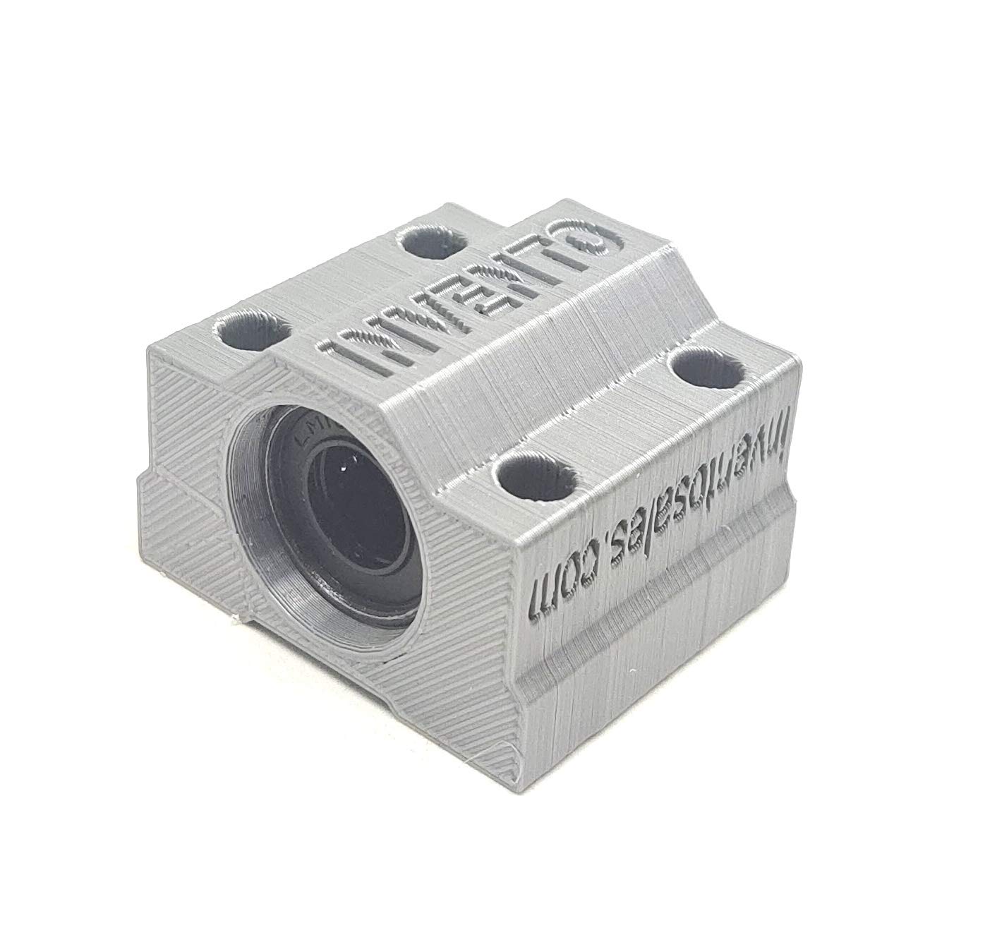 invento 1pcs sc6uu 6mm linear motion block bearing, lm6uu bearing in 3d print block for 3d printer diy