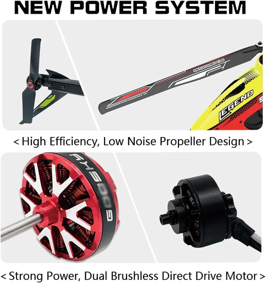 Buy UJIKHSD RC Helicopter, Remote Control Helicopter, 2.4GHz 6 Channel