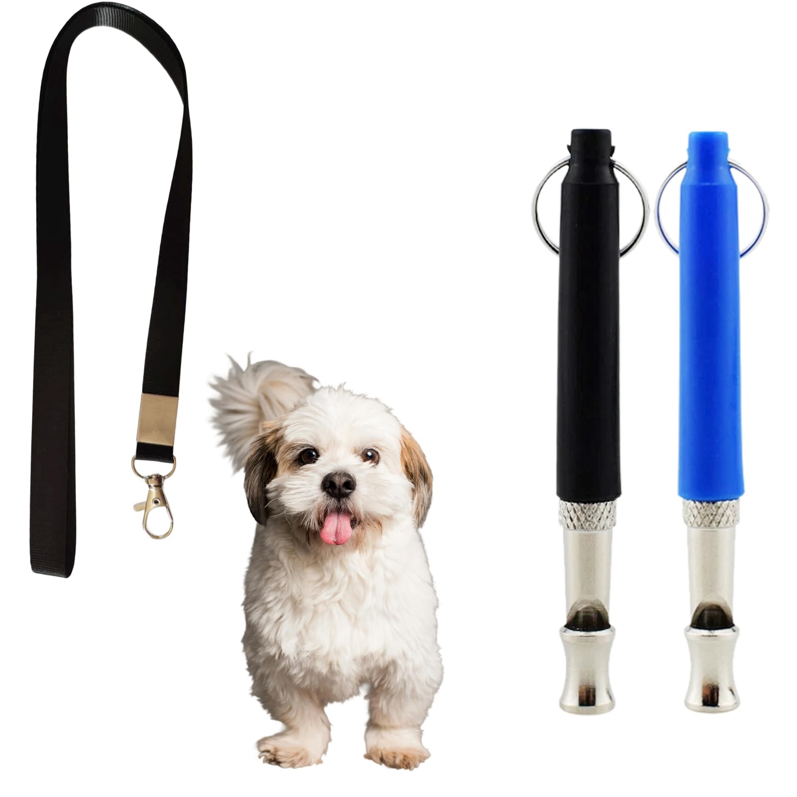 Bailinks Professional Ultrasonic Dog Whistle Set-Adjustable Frequency for Effective Training and Recall