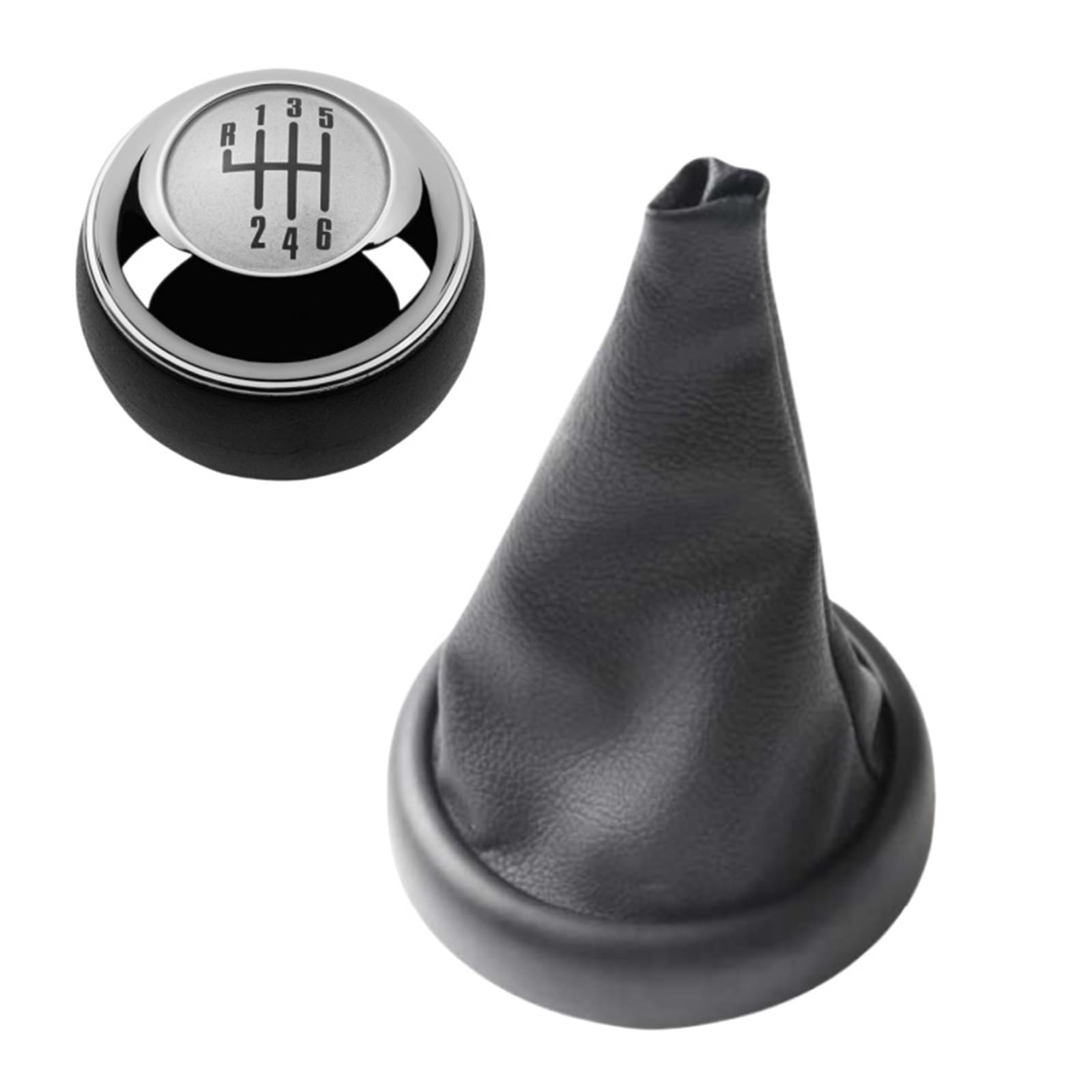 AMCBYSGC Gear Shift Knob Acrylic 54mm Cartoon Animation Racing M10x1.5
